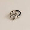 Eternal Loop Ponytail Hair Tie | Silver