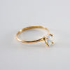 Ethiopian Opal 14K Gold Filled Ring Dainty Solitaire