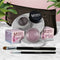 Elsa - A Pale Shimmering Lilac / Chocolate Kiss - Deep brown/black