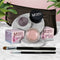 Pink Icing - A Light Opalescent Pink / Black Orchid - Luscious metallic black burgundy