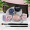 Pink Icing - A Light Opalescent Pink / Blue Angel - A Classic Navy Blue