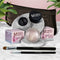 Crystal - A Pale Shimmering Pewter / Black Beauty - Pure black