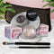 Crystal - A Pale Shimmering Pewter / Chocolate Kiss - Deep brown/black