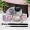Crystal - A Pale Shimmering Pewter / Steel Magnolia - Deep grey with shimmer