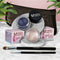 Crystal - A Pale Shimmering Pewter / Blue Angel - A Classic Navy Blue