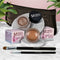 Golden Caramel - A Caramel Brown with Golden Shimmer / Chocolate Sizzle - Milk chocolate brown with golden shimmer and golden flecks