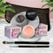 Duchess - A Peachy Rose with a Silver Sheen / Chocolate Kiss - Deep brown/black