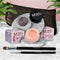 Duchess - A Peachy Rose with a Silver Sheen / Black Orchid - Luscious metallic black burgundy