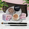 Misty Mocha - A Matte Cool Mocha Beige / Chocolate Sizzle - Milk chocolate brown with golden shimmer and golden flecks