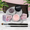 Cameo - a light nude pink / Black Orchid - Luscious metallic black burgundy