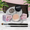 Nudetrality - a matte warm nude / Mischievous - Black with green and gold flecks