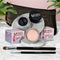 Cashmere - a matte pale bisque / Black Beauty - Pure black