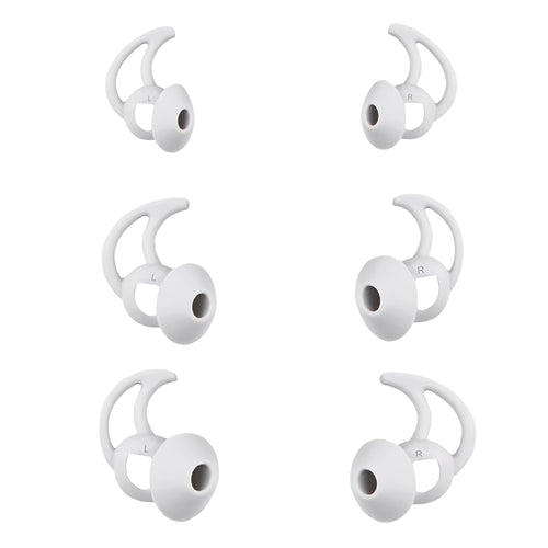 CYADCI Silicone Earbud Tips Compatible with Bose QuietComfort Earbuds and Sport Earbuds3 PairsSilver