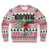 Flamingo Winter Vibes Ugly Christmas Sweatshirt