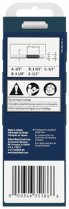 BOSCH 85601MC 1/2 In. x 1-1/2 In. Carbide-Tipped Double-Flute Template Trim Router Bit