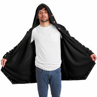 Black Classic Flamingo Cloak Hoodie