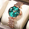 rose gold green