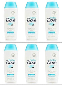 Baby Dove Tip To Toe Wash Rich Moisture 1.8 oz travel size (6 Pack)