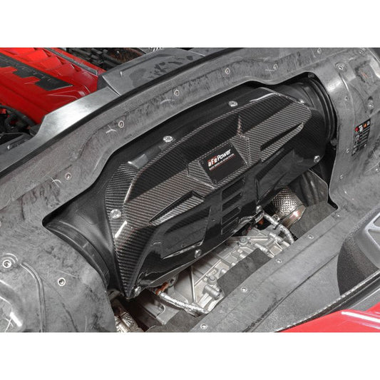 aFe 2020 Corvette C8 Black Series Carbon Fiber Cold Air Intake System With Pro DRY S Filters
