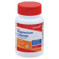 Leader Slow Magnesium Chloride with Calcium, 60 Coated Tablets