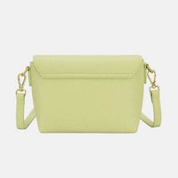 David Jones PU Leather Crossbody Bag