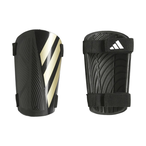 adidas unisex-adult Tiro Match Shin Guards Black/Gold Metallic/White Small