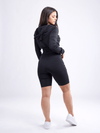 JupiterGear High-Waisted Workout Shorts with Pockets & Criss Cross Design