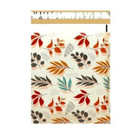 Fall Leaves Poly Mailers Size 10x13 Shipping Bags