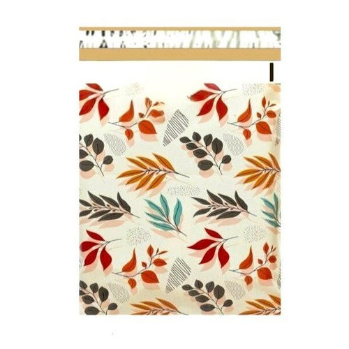 Fall Leaves Poly Mailers Size 10x13 Shipping Bags