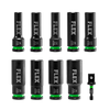 FLEX FAM10401-10 10pc Thin Wall Deep Well 6-point 1/2" Drive Impact Nut Socket Set