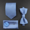 Fashion Red Business Necktie Matching Bowtie Flower Vintage Design Set For Men Self-Tie Bow Tie And Pocket Square Classic Business Tuxedo Wedding Bowties Handkerchief Set Men Necktie And Pocket Square Set