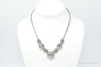 Designer Brighton 'Venus Rising" Crystal Toggle Sterling Silver Necklace