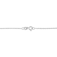 .925 Sterling Silver 1 1/4 Cttw Round and Baguette-Cut Diamond Composite Heart 18" Pendant Necklace (I-J Color, I1-I2 Clarity)