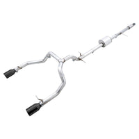 AWE Tuning 4th Gen GM 1500 5.3L 0FG Catback Split Rear Exit (Flat Bumper) - Dual Diamond Tips