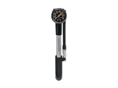 Topeak 360 PSI/24.8 Bar Pocket Shock DXG With Dial Gauge  Black/Silver