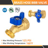 1/2" MNPT X 3/4" GHT Spigot, Hose Bibb Valve Plumbingsell