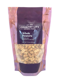 Peanuts, Whole, Blanched, Roasted, Salted
