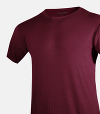Bamboo Aerotech T-Shirt - Dark Plum