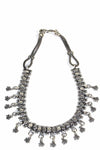 Fish Charm Choker Necklace Silver Boho Dangle Chain