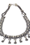 Fish Charm Choker Necklace Silver Boho Dangle Chain