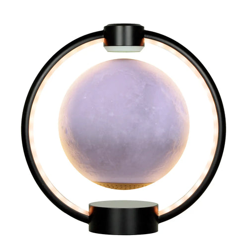Floating Moon Lamp with Bluetooth Speaker and Colorful Lights