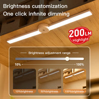 Foldable Motion Sensor Under Cabinet Light with Adjustable Brightness & Modes