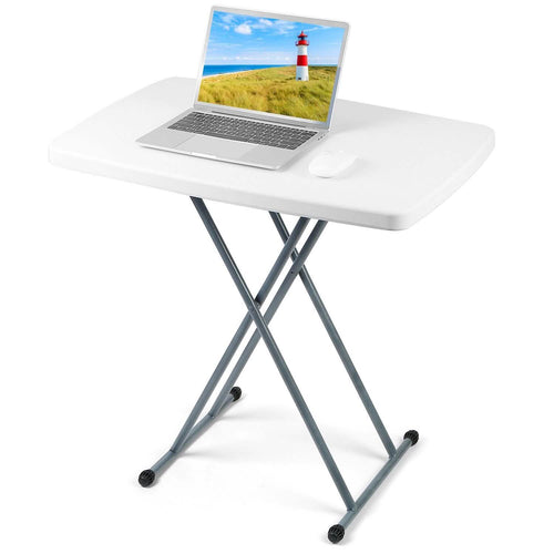 Folding Height Adjustable Snack Table