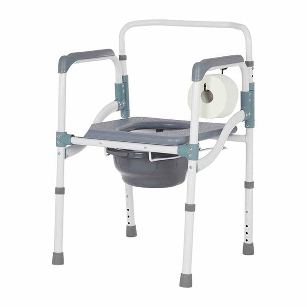 Lifestyle Health Care premium 3 in 1 aluminum folding commode chair RIO Medical Supplies