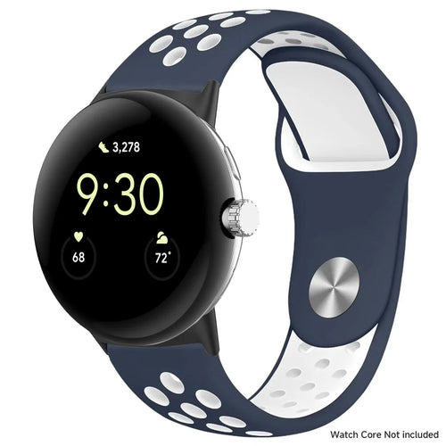 For Google Pixel 1-4 41/45mm Silicone Band - Breathable