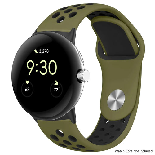 For Google Pixel 1-4 41/45mm Silicone Band - Breathable