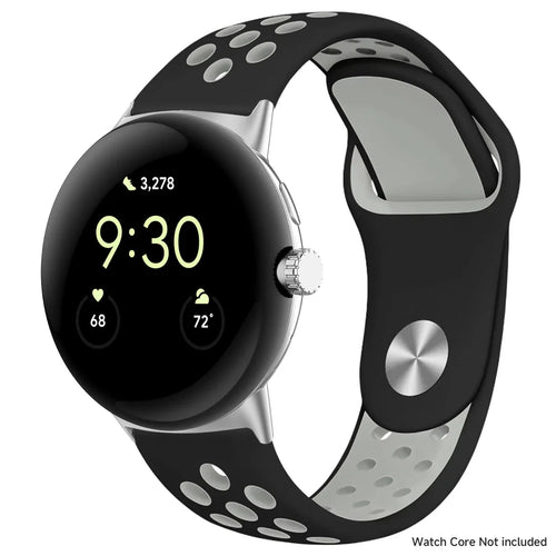 For Google Pixel 1-4 41/45mm Silicone Band - Breathable