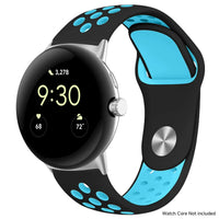 For Google Pixel 1-4 41/45mm Silicone Band - Breathable