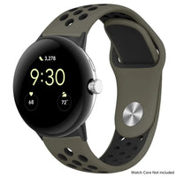 For Google Pixel 1-4 41/45mm Silicone Band - Breathable