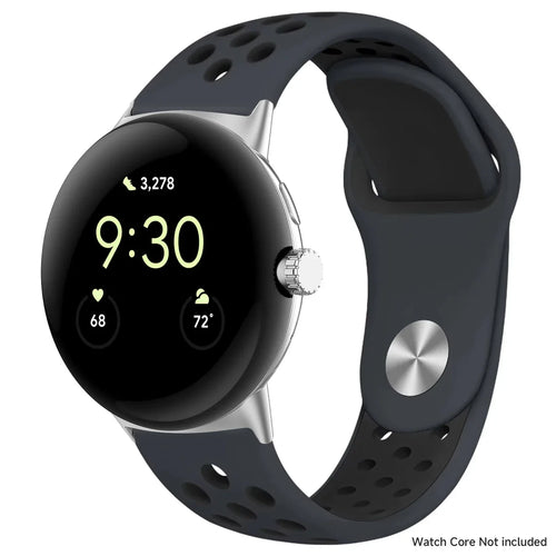 For Google Pixel 1-4 41/45mm Silicone Band - Breathable